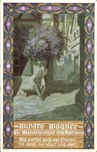 Künstler Ak Richard Wagner, Die Meistersinger von Nürnberg