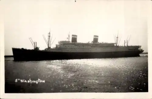 Foto Dampfer SS George Washington, United States Lines