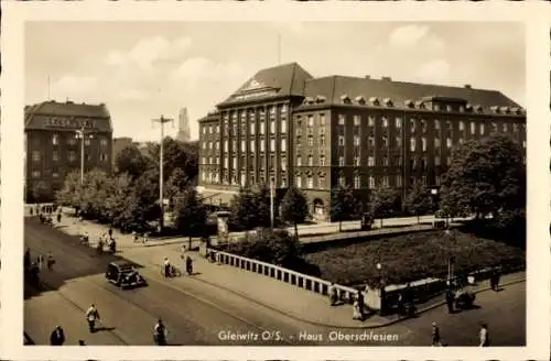Ak Gliwice Gleiwitz Oberschlesien, Haus Oberschlesien