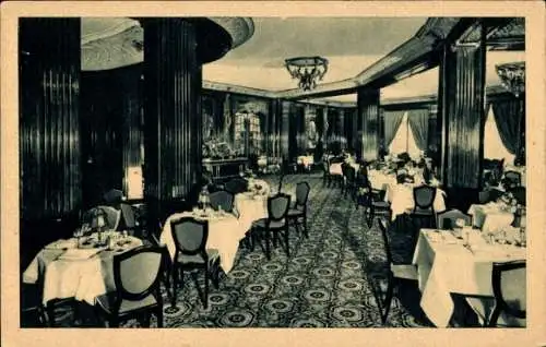 Ak Berlin Charlottenburg, Kurfürstendamm, Weinstube Kempinski, Innenansicht