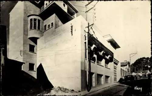 Ak Madagaskar Madagascar, Häuser, Straße