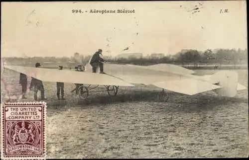 CPA Aéroplane Blériot, Flugzeug