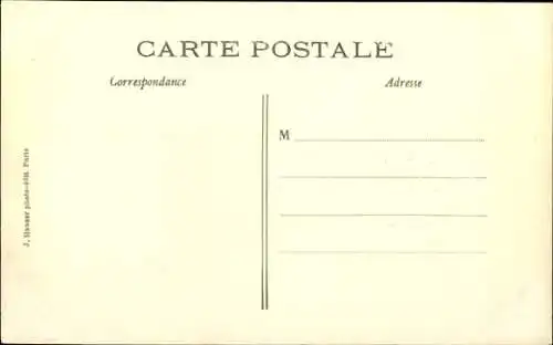 CPA M. Bunau-Varilla, Biplan