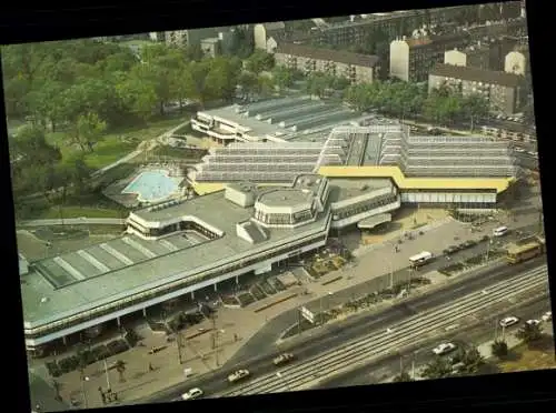 Ak Berlin Friedrichshain, Luftbild vom Sport- und Erholungszentrum, SEZ