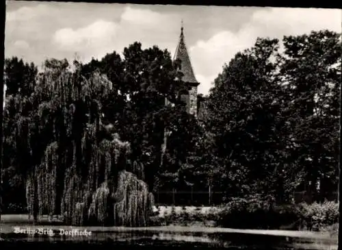 Ak Berlin Neukölln Britz, Dorfkirche