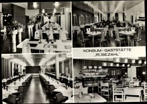 Ak Berlin Köpenick, Restaurant Rübezahl am Müggelsee, Innenansichten