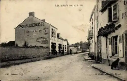 CPA Bellerive-sur-Allier Vichy, vue du rue