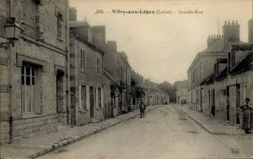 CPA Vitry-aux-Loges Loiret, Grande Rue