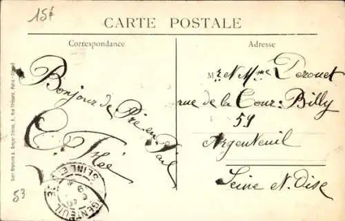 CPA Pré en Pail Mayenne, La Grande Rue