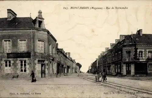 CPA Mont Audin Mayenne, Rue de Normandie