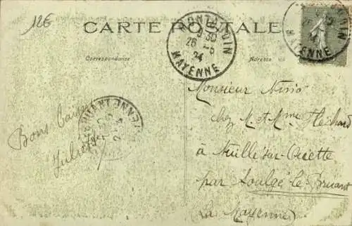 CPA Mont Audin Mayenne, Rue de Normandie