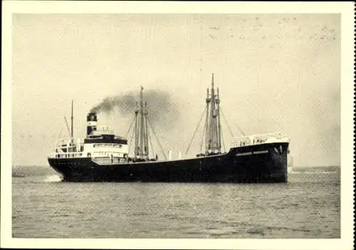 Ak Dampfer Königsberg Preußen beim Einlaufen in den Kaiser-Wilhelm-Kanal, Reederei Poseidon