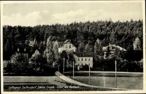 Ak Seifersdorf Erzgebirge, Villen am Kurhaus