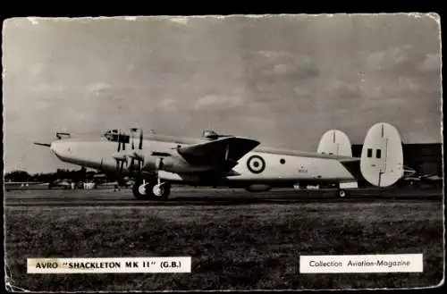 Ak Britisches Militärflugzeug Avro Shackelton MK II