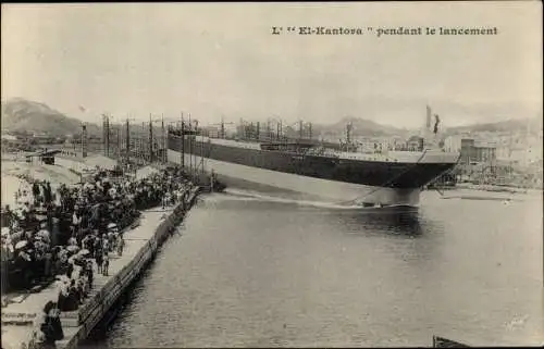 Ak Dampfer El-Kantora, Messageries Maritimes