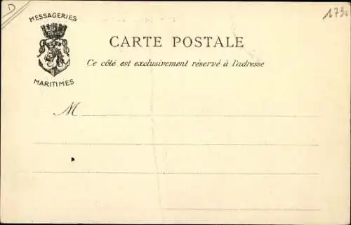 Ak Dampfer El-Kantora, Messageries Maritimes