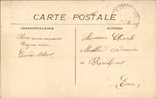 CPA Marine militaire Francaise, Cigogne, Sous Marin