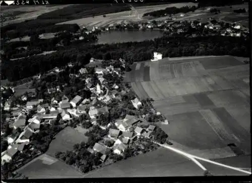 Foto Oberpfaffenhofen Weßling in Oberbayern, Fliegeraufnahme