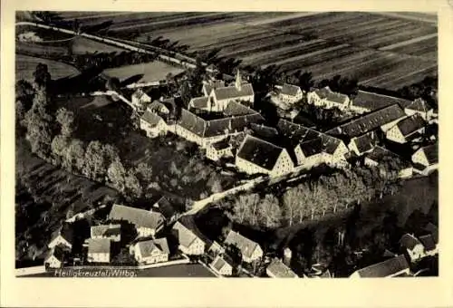 Ak Heiligkreuztal Altheim bei Riedlingen an der Donau Württemberg, Luftbild