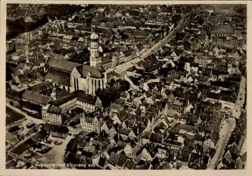 Ak Augsburg in Schwaben, Fliegeraufnahme