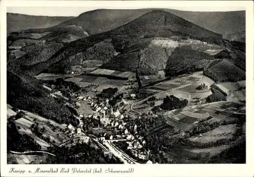 Ak Bad Peterstal Griesbach im Schwarzwald Baden, Fliegeraufnahme