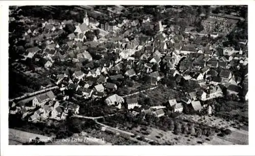 Ak Kippenheim in Baden, Fliegeraufnahme