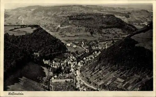 Ak Weißenstein Lauterstein in Württemberg, Fliegeraufnahme