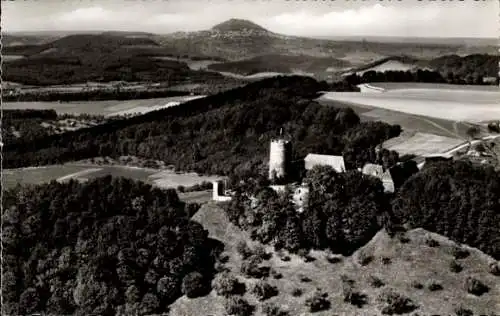 Ak Ruine Staufeneck Salach im Filstal, Fliegeraufnahme, Hohenstaufen