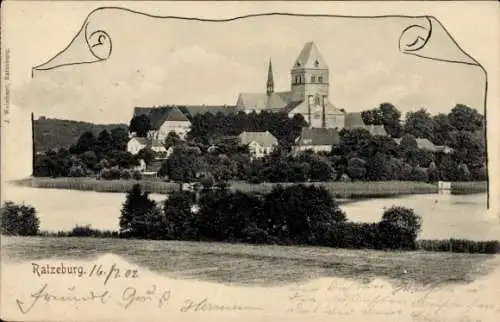 Ak Ratzeburg im Herzogtum Lauenburg, Teilansicht