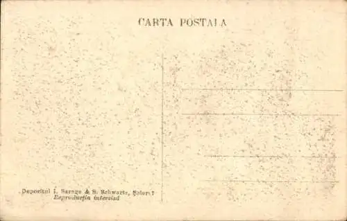 Ak București Bukarest Rumänien, Gesamtansicht, Victorie Straße