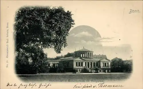 Ak Bonn am Rhein, Akademisches Kunstmuseum im Hofgarten