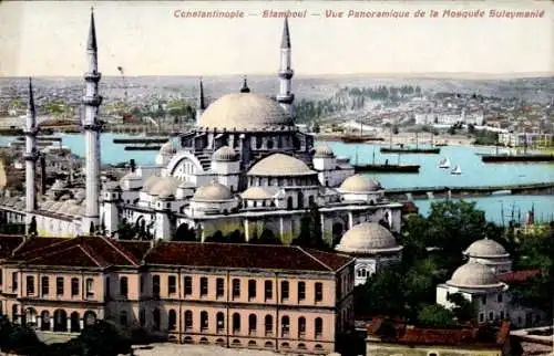 Ak Konstantinopel Istanbul Türkei, Mosquee Suleymanie, Süleymaniye Moschee