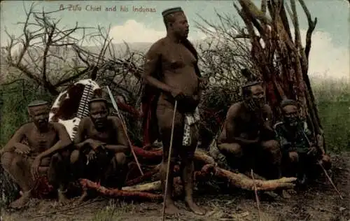PC South Africa, A Zulu Chief and his Indunas