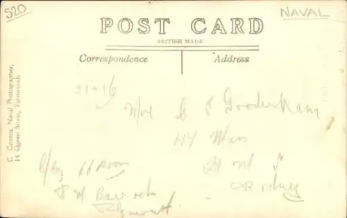 Ak Kriegsschiff Royal Navy, HMS Rodney