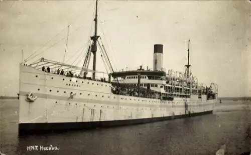 Ak HMT Hecuba, Norddeutscher Lloyd Bremen