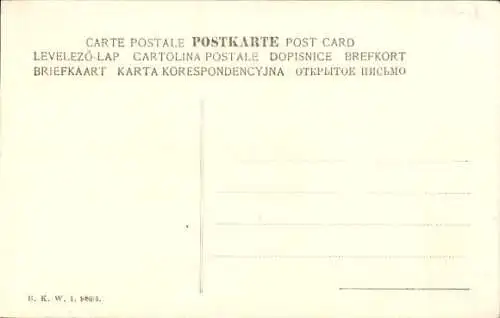 Künstler Ak Mädchen mit Pferd, Portrait