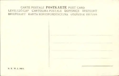 Künstler Ak Mädchen mit Pferd, Portrait