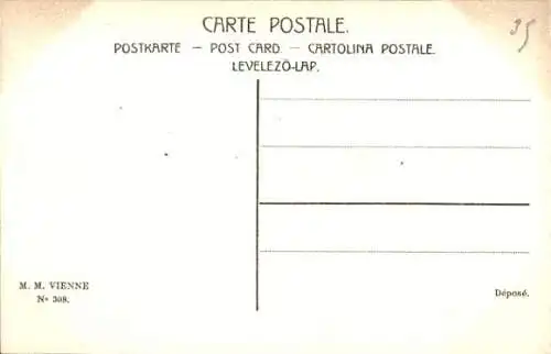 Künstler Ak Pferderennsport, zwei Reiter