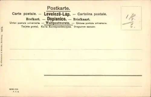 Künstler Ak Soldat zu Pferd, Kosake, Reiter