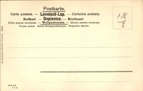 Künstler Ak Kosake zu Pferde