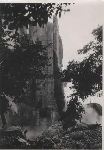 Original Foto Berlin Wilmersdorf, Mecklenburger Str., Abriss eines Hauses, um 1946, ca. 13 x 18 cm