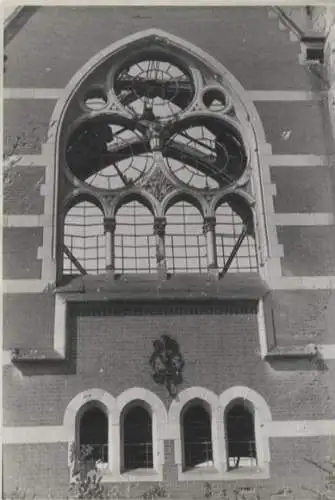 Original Foto Berlin Tiergarten, Kaiser Friedrich Gedächtniskirche, um 1946, ca. 13 x 18 cm
