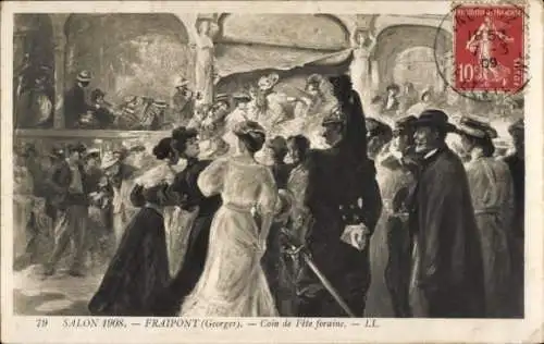 Ak Salon de Provence Bouches du Rhône, Georges Fraipont, Coin de Fete foraine