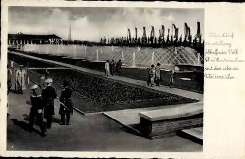 Ak Düsseldorf am Rhein, Große Ausstellung GeSoLei 1926, Ausstellung, schaffendes Volk, Die Gar...