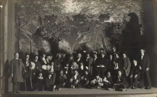 Ak Schauspieler, Theaterszene, Bühne