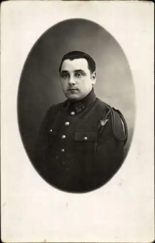 Ak Chambery Savoie, Porträt eines Soldaten in Uniform