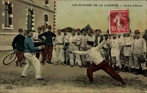 CPA Les Plaisirs de la Caserne, Assaut d'Armes