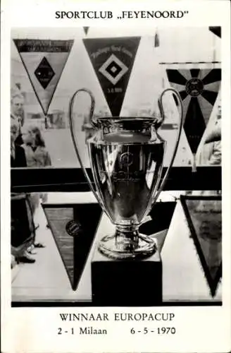 Ak Sportclub Feyenoord, Winnaar Europacup 1970, Milaan