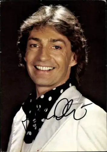 Autogrammkarte Sänger Jean André, Autogramm