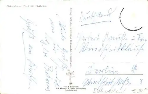 Ak Oskarshamn Schweden, Parti vid Fiskbron